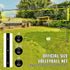 Outdoor Portable Volleyball Net System, Adjustable Height Steel Poles, Professional Volleyball Set with PVC Volleyball, Pump, Carrying Bag, Heavy Duty Volleyball Net for Backyard, Beach, Lawn