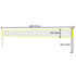 Outdoor Portable Volleyball Net System, Adjustable Height Steel Poles, Professional Volleyball Set with PVC Volleyball, Pump, Carrying Bag, Heavy Duty Volleyball Net for Backyard, Beach, Lawn