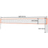 Outdoor Portable Volleyball Net System, Adjustable Height Aluminum Poles, Professional Volleyball Set with PVC Volleyball, Pump, Carrying Bag, Heavy Duty Volleyball Net for Backyard, Beach, Lawn