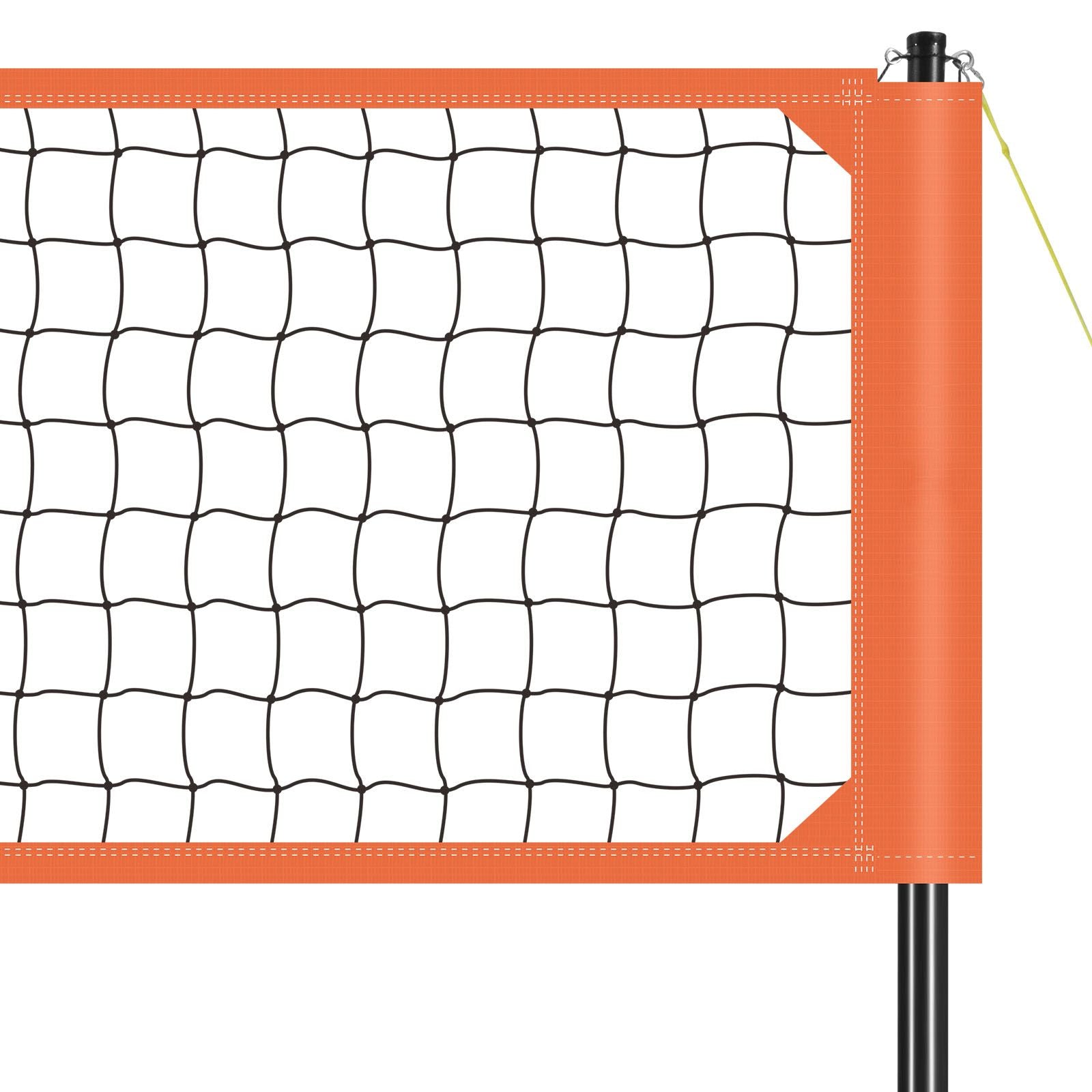 Outdoor Portable Volleyball Net System, Adjustable Height Aluminum Poles, Professional Volleyball Set with PVC Volleyball, Pump, Carrying Bag, Heavy Duty Volleyball Net for Backyard, Beach, Lawn