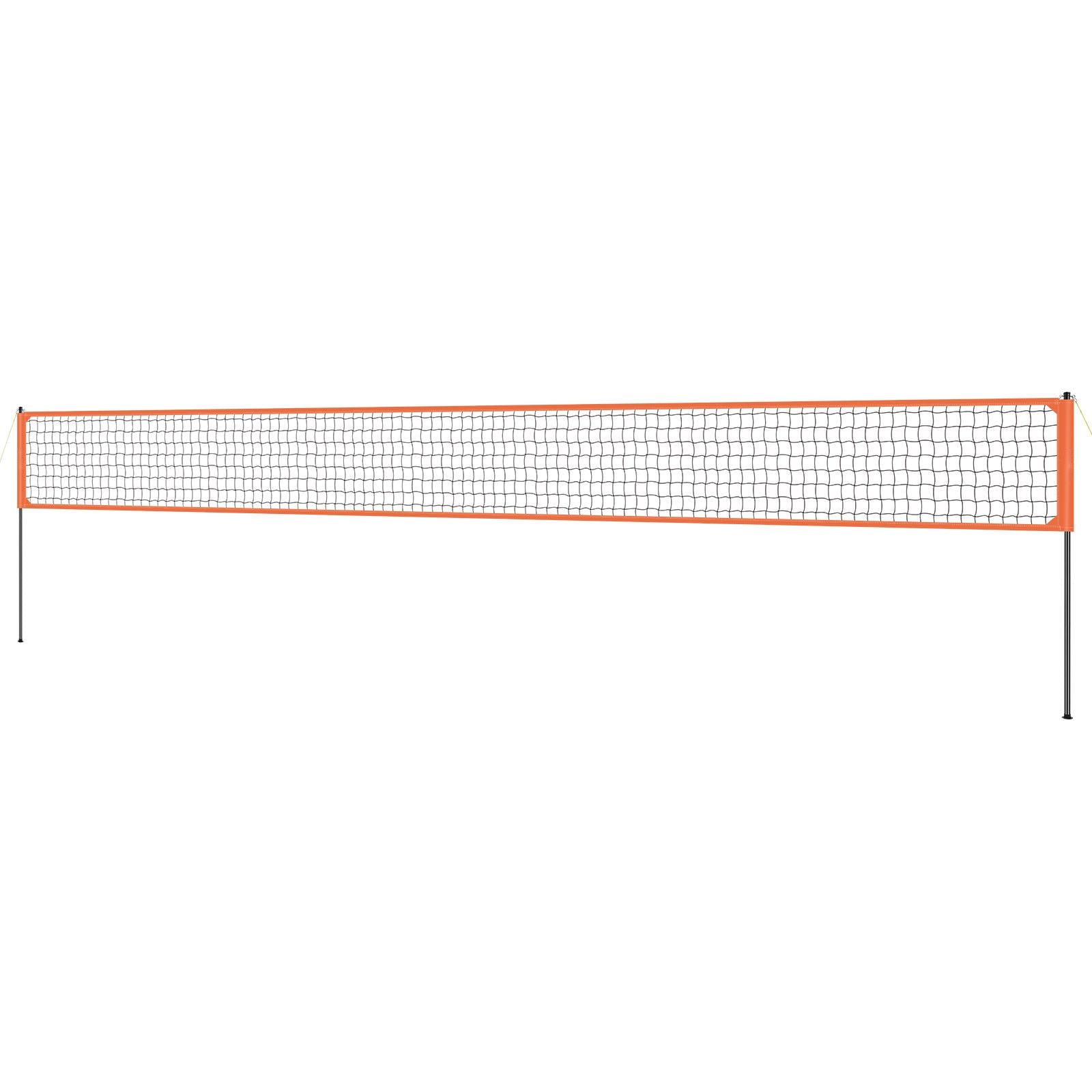 Outdoor Portable Volleyball Net System, Adjustable Height Aluminum Poles, Professional Volleyball Set with PVC Volleyball, Pump, Carrying Bag, Heavy Duty Volleyball Net for Backyard, Beach, Lawn
