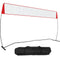 Freestanding Volleyball Training Net for Indoor or Outdoor Use, Adjustable Height Portable Net System with Carrying Bag, Professional Volleyball Practice Trainer for Hitting or Serving Drills