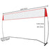 Freestanding Volleyball Training Net for Indoor or Outdoor Use, Adjustable Height Portable Net System with Carrying Bag, Professional Volleyball Practice Trainer for Hitting or Serving Drills
