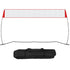Freestanding Volleyball Training Net for Indoor or Outdoor Use, Adjustable Height Portable Net System with Carrying Bag, Professional Volleyball Practice Trainer for Hitting or Serving Drills