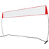 Freestanding Volleyball Training Net for Indoor or Outdoor Use, Adjustable Height Portable Net System with Carrying Bag, Professional Volleyball Practice Trainer for Hitting or Serving Drills