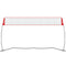 Freestanding Volleyball Training Net for Indoor or Outdoor Use, Adjustable Height Portable Net System with Carrying Bag, Professional Volleyball Practice Trainer for Hitting or Serving Drills