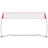 Freestanding Volleyball Training Net for Indoor or Outdoor Use, Adjustable Height Portable Net System with Carrying Bag, Professional Volleyball Practice Trainer for Hitting or Serving Drills