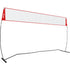 Freestanding Volleyball Training Net for Indoor or Outdoor Use, Adjustable Height Portable Net System with Carrying Bag, Professional Volleyball Practice Trainer for Hitting or Serving Drills
