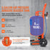 5 Gallon Sand Blaster 60-110 PSI High Pressure Sandblaster with 4 Nozzles