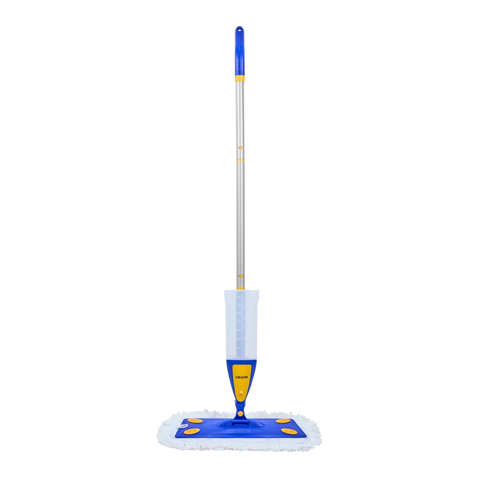 Spray Mop, with 3 Washable Pads for Dry and Wet Floor Cleaning & an 800ml Refillable Water Tank, Microfiber Dust Wet Mop & Twisted Cotton Dry Mop, Commercial Home Use for Tiles/Vinyl/Wood Floor