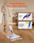 Spray Mop, with 3 Washable Pads for Dry and Wet Floor Cleaning & an 800ml Refillable Water Tank, Microfiber Dust Wet Mop & Twisted Cotton Dry Mop, Commercial Home Use for Tiles/Vinyl/Wood Floor
