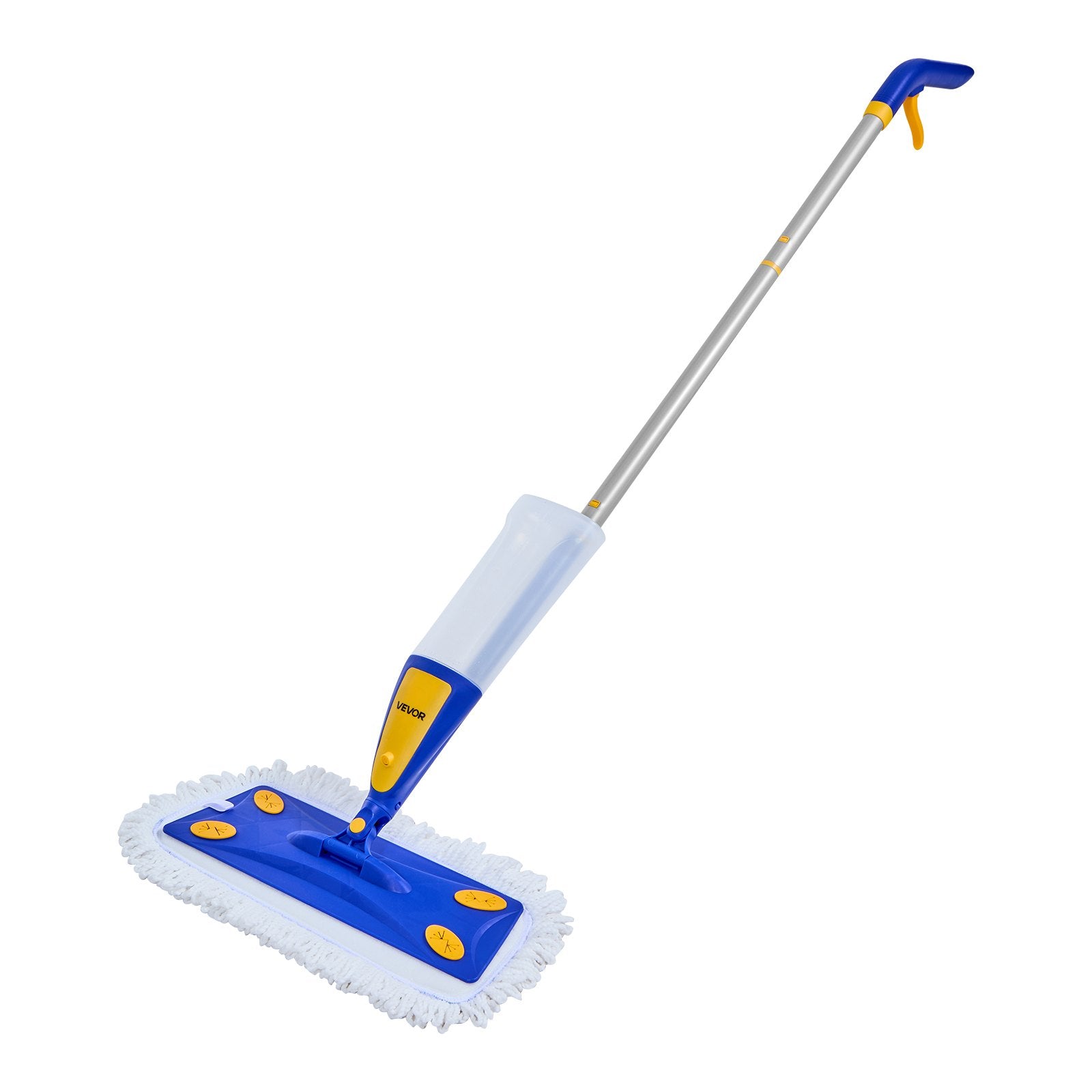 Spray Mop, with 3 Washable Pads for Dry and Wet Floor Cleaning & an 800ml Refillable Water Tank, Microfiber Dust Wet Mop & Twisted Cotton Dry Mop, Commercial Home Use for Tiles/Vinyl/Wood Floor