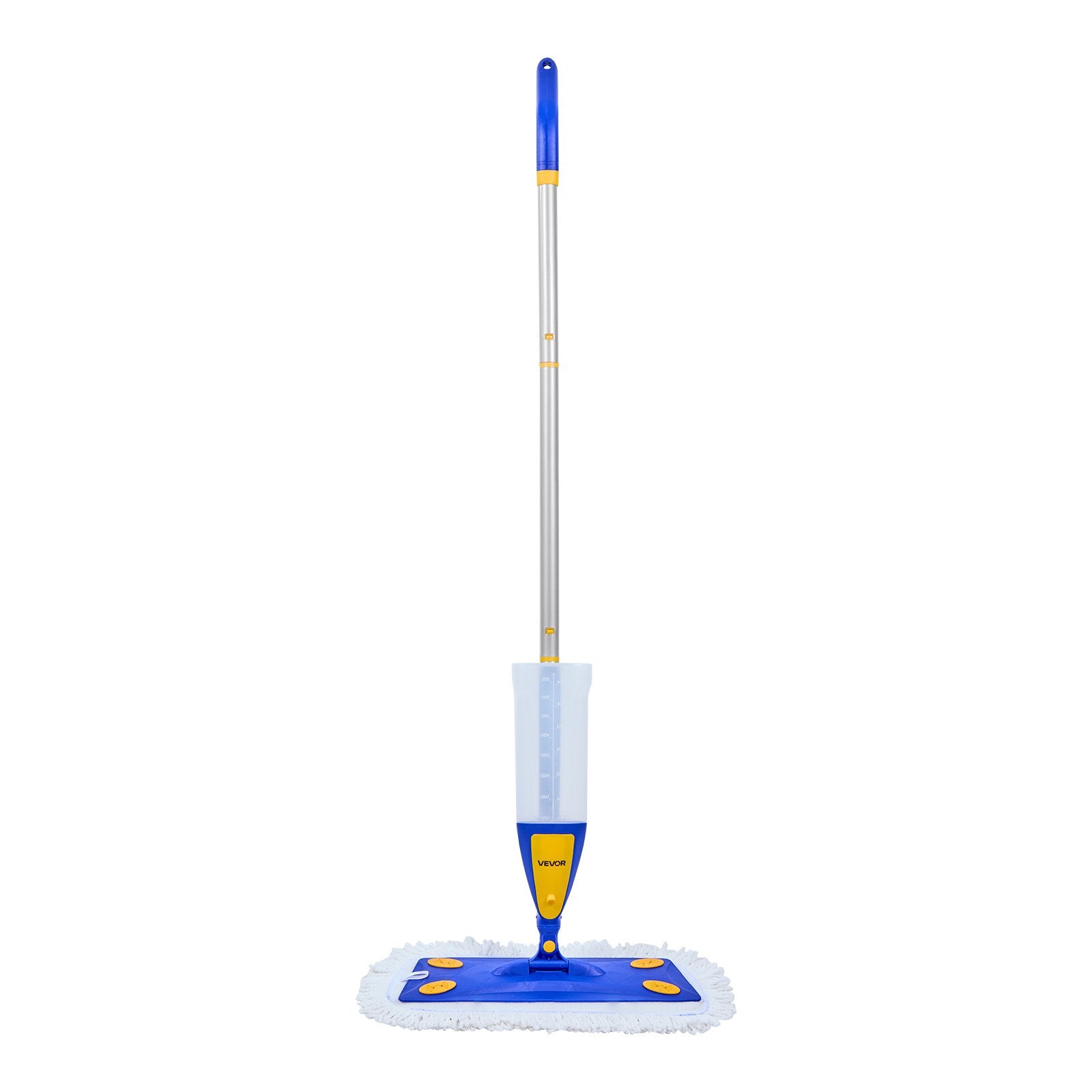Spray Mop, with 3 Washable Pads for Dry and Wet Floor Cleaning & an 800ml Refillable Water Tank, Microfiber Dust Wet Mop & Twisted Cotton Dry Mop, Commercial Home Use for Tiles/Vinyl/Wood Floor