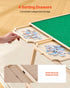 1500 Piece Puzzle Board with Folding Leg Portable Wooden Jigsaw 86x63cm