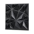 3D Wall Panels, 33-Pack 30 x 30 cm PVC Modern Art Minimalist Diamond Tiles, 2.97 m² Coverage Accent Wall Panel, Interior Home Decor for Ceiling, Bedroom, Living Room, Gaming Room, Matte Black