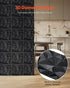 3D Wall Panels, 33-Pack 30 x 30 cm PVC Modern Art Minimalist Diamond Tiles, 2.97 m² Coverage Accent Wall Panel, Interior Home Decor for Ceiling, Bedroom, Living Room, Gaming Room, Matte Black
