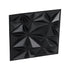 3D Wall Panels, 33-Pack 30 x 30 cm PVC Modern Art Minimalist Diamond Tiles, 2.97 m² Coverage Accent Wall Panel, Interior Home Decor for Ceiling, Bedroom, Living Room, Gaming Room, Matte Black