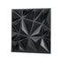 3D Wall Panels, 33-Pack 30 x 30 cm PVC Modern Art Minimalist Diamond Tiles, 2.97 m² Coverage Accent Wall Panel, Interior Home Decor for Ceiling, Bedroom, Living Room, Gaming Room, Matte Black