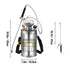 Stainless Steel Pump Sprayer 1.5 Gal – Adjustable Brass Nozzle, 1.5–4 Bar