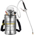 Stainless Steel Pump Sprayer 1.5 Gal – Adjustable Brass Nozzle, 1.5–4 Bar