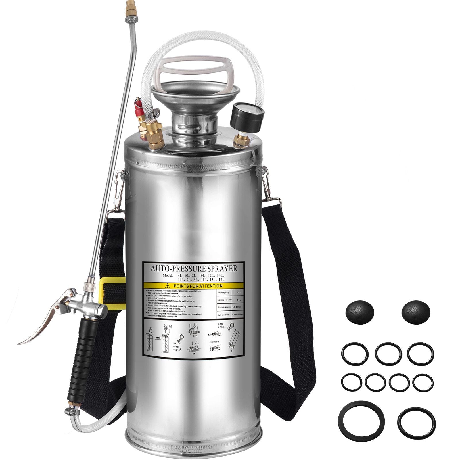 2Gal Stainless Steel Sprayer, Set with 20\