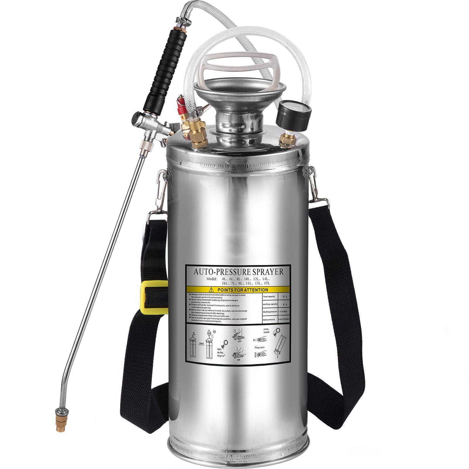 2Gal Stainless Steel Sprayer, Set with 20\