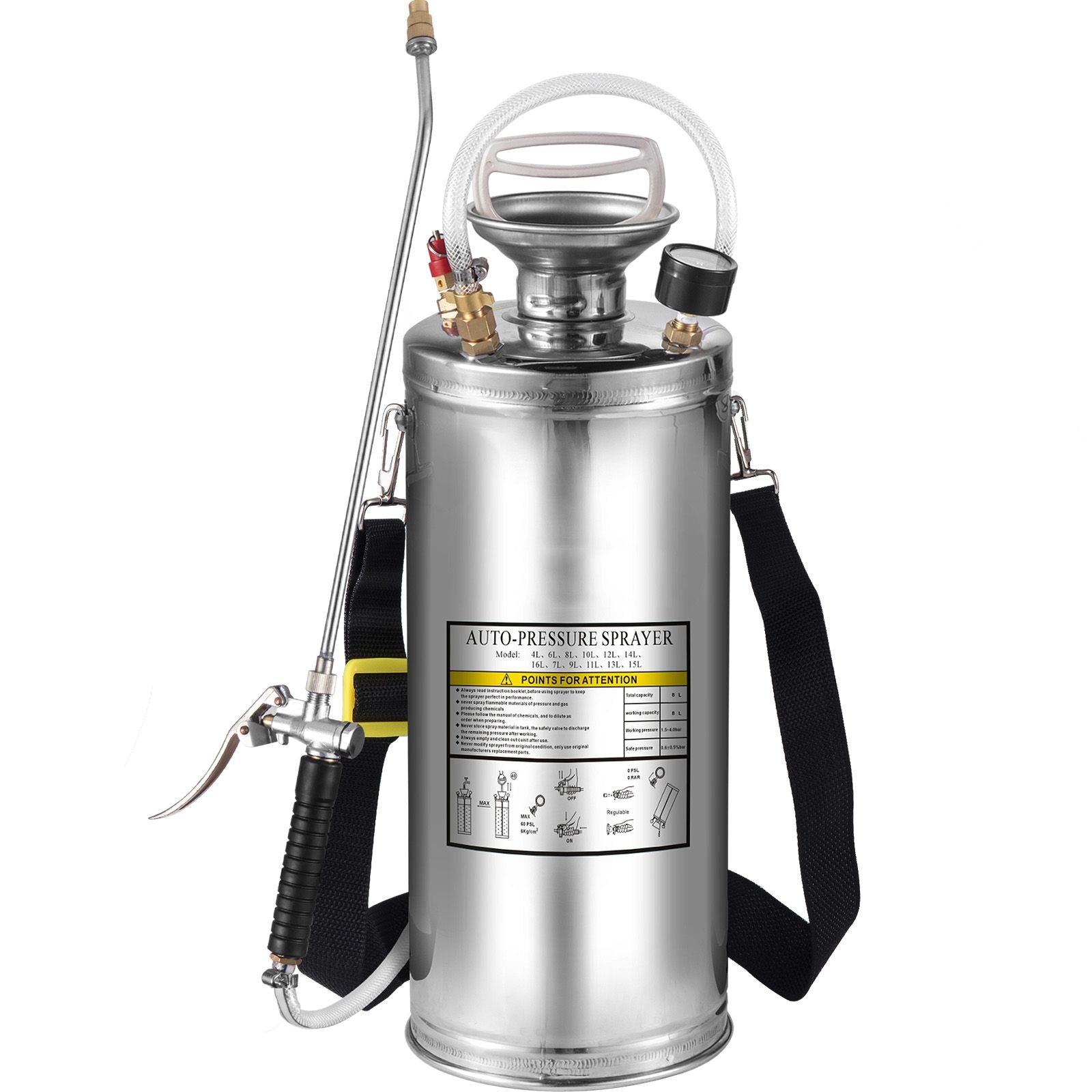 2Gal Stainless Steel Sprayer, Set with 20\