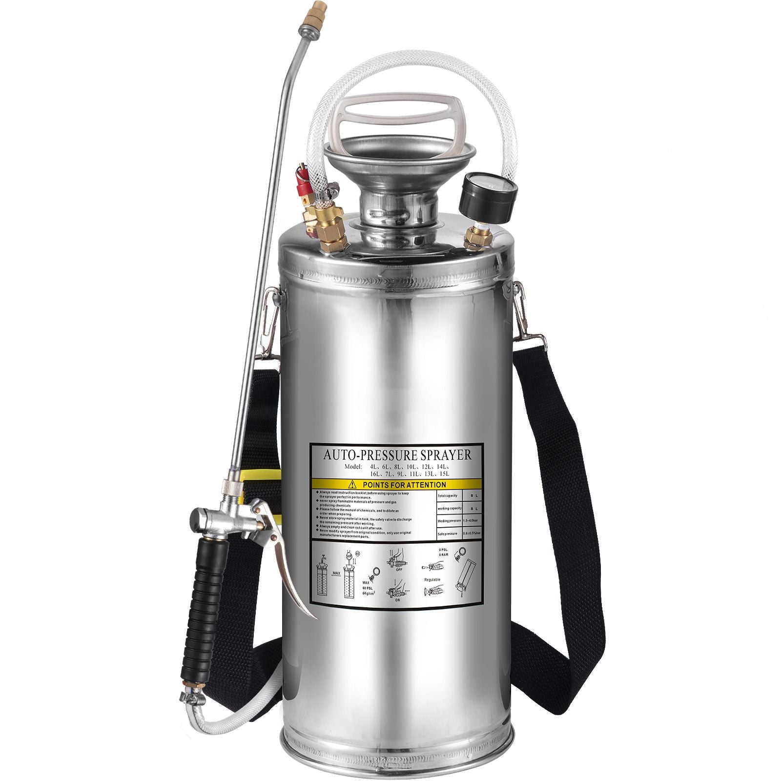 2Gal Stainless Steel Sprayer, Set with 20\