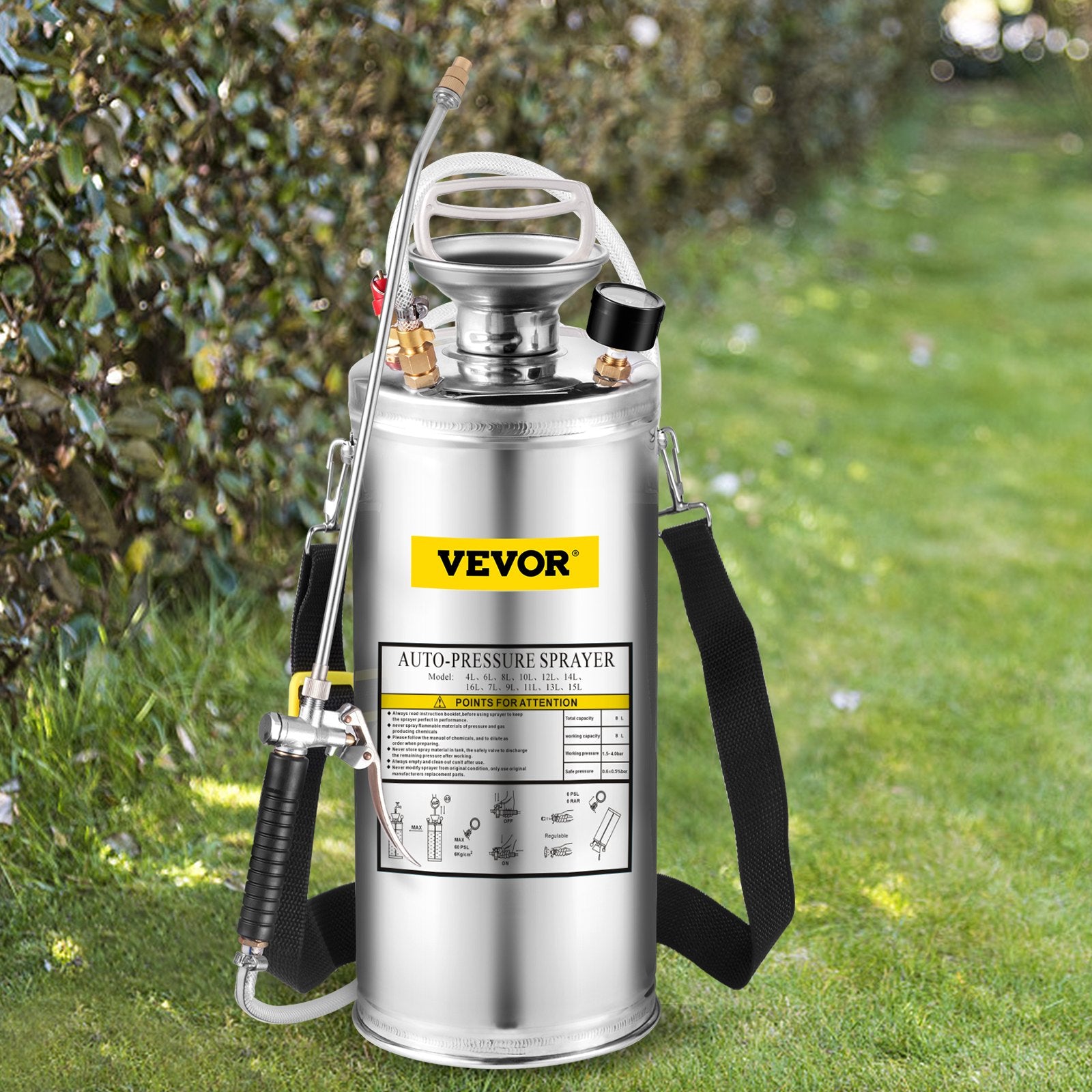 2Gal Stainless Steel Sprayer, Set with 20\