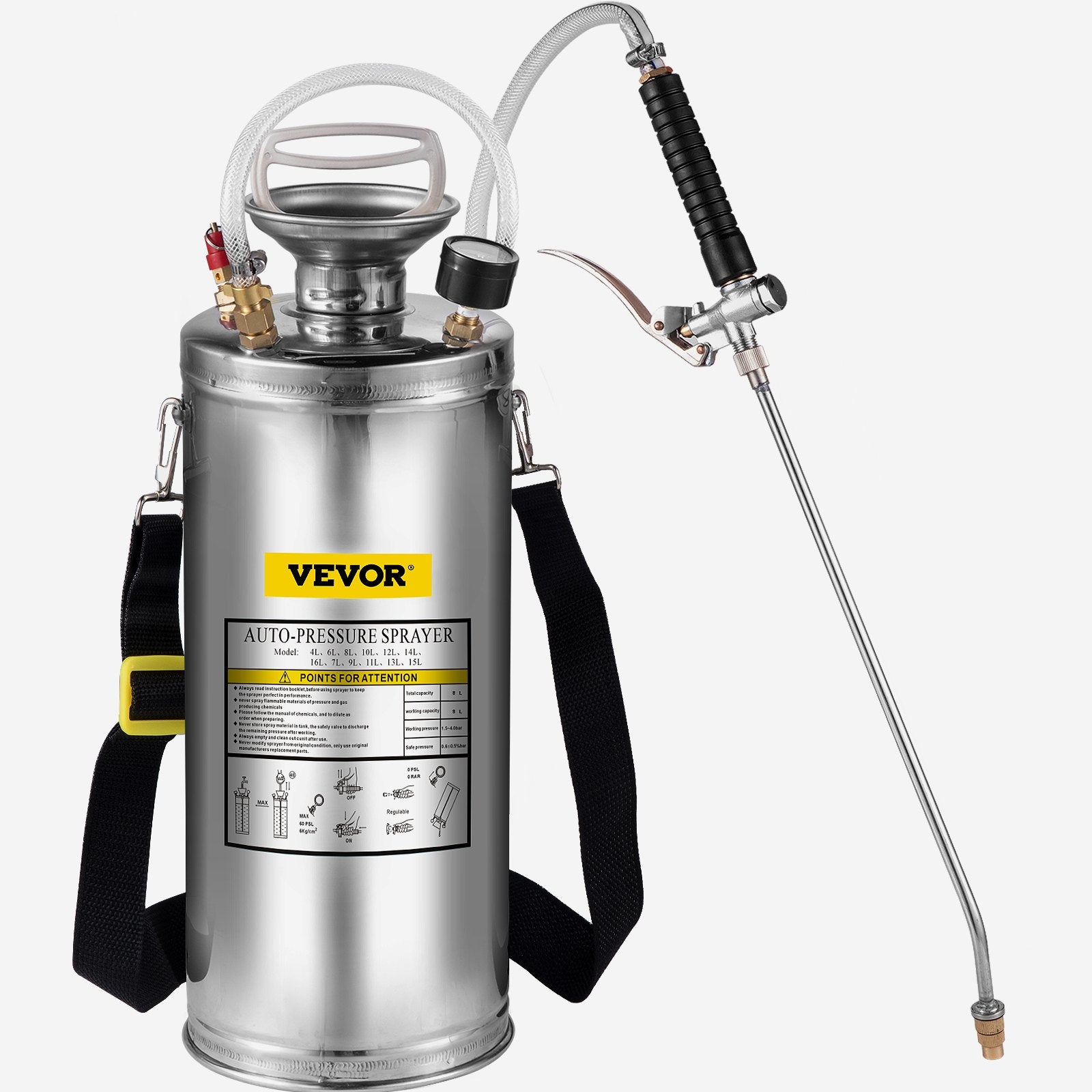 2Gal Stainless Steel Sprayer, Set with 20\
