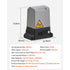 400W Electric Sliding Gate Opener 1000kg Chain Drive Infrared Sensor