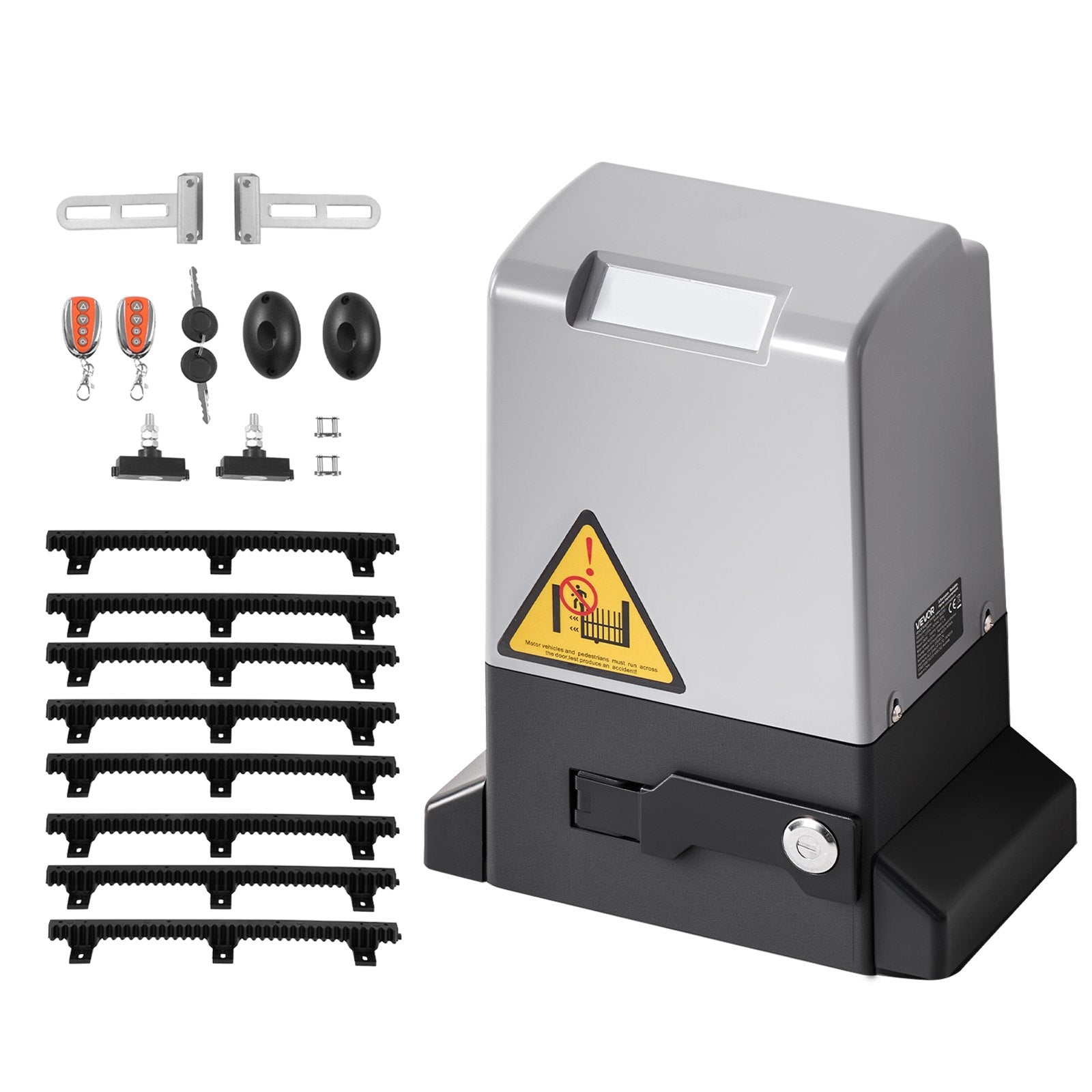 400W Electric Sliding Gate Opener 1000kg Chain Drive Infrared Sensor