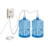 Bottled Water Dispenser Pump System, 2x5 Gallon Dispensing System, Automatic Electric Water Dispenser, Double-Pipe Water Jug Pump, Compatible Use with Coffee/Tea Machine, Refrigerator, Ice Maker