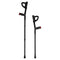 Forearm Crutches 10-Level Height Adjustable Walking Crutches 1 Pair 350LBS
