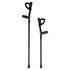 Forearm Crutches 10-Level Height Adjustable Walking Crutches 1 Pair 350LBS