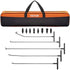 Rods Dent Puller Stainless Steel Paintless Repair Kits Hail Removal 13 PCS