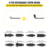 Rods Dent Puller Stainless Steel Paintless Repair Kits Hail Removal 13 PCS