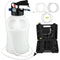 Transmission Fluid Pump 2 Way ATF Refill System Dispenser, Oil and Liquid Extractor 10 Liter Large Capacity, Automatic Transmission Fluid Pump Tool Set with 14 Pieces ATF Filler Adapters