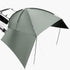 Vehicle Awning, Large 10' x 7' Shade Coverage Car Side Awning, PU2000mm UV50+ Car Awning with Extended Side Canopies and Portable Storage Bag, Suitable for Truck, SUV, Van, Campers