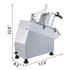 Vegetable Cutter Commercial Food Processor 6 Cutting Disks Vegetable Processor