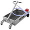 Low Profile Oil Drain Pan Truck Drain Pan 57 L with Pump Hose Casters