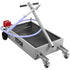 Low Profile Oil Drain Pan Truck Drain Pan 57 L with Pump Hose Casters