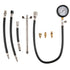 9pc Engine Compression Tester Kit 300 PSI Cylinder Pressure Gauge Adapter Set