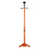 Underhoist Support Stand, 3/4 Ton Capacity Under Hoist Jack Stand, Lifting from 38.4 to 75.4 in, Bearing Mounted Spin Handle, Self-Locking Threaded Screw, Two Wheels, Support Vehicle Components