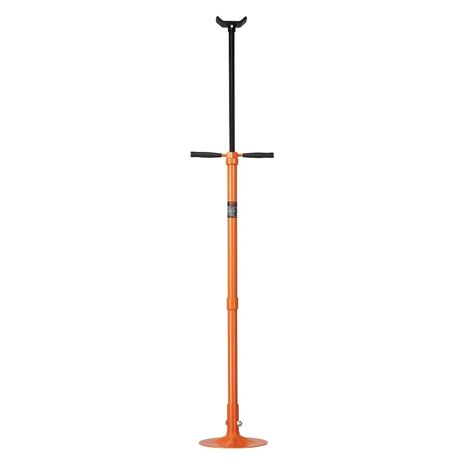 Underhoist Support Stand, 3/4 Ton Capacity Under Hoist Jack Stand, Lifting from 52.8 to 76 in, Self-Locking Threaded Screw, Bearing Mounted Spin Handle Pole Jack, Support Vehicle Components