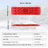 2PCS Traction Boards with PP for Mud Snow Sand Storage Bag Long Red