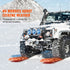 10T Recovery Traction Boards PP Off Road Sand Mud Snow Tire Mats Orange