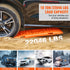 10T Recovery Traction Boards PP Off Road Sand Mud Snow Tire Mats Orange