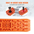 10T Recovery Traction Boards PP Off Road Sand Mud Snow Tire Mats Orange