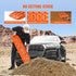10T Recovery Traction Boards PP Off Road Sand Mud Snow Tire Mats Orange
